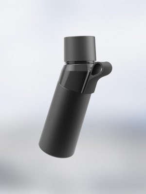 Black Air Up Twist Pro Steel Bottles | UAE 4267-RMJBK