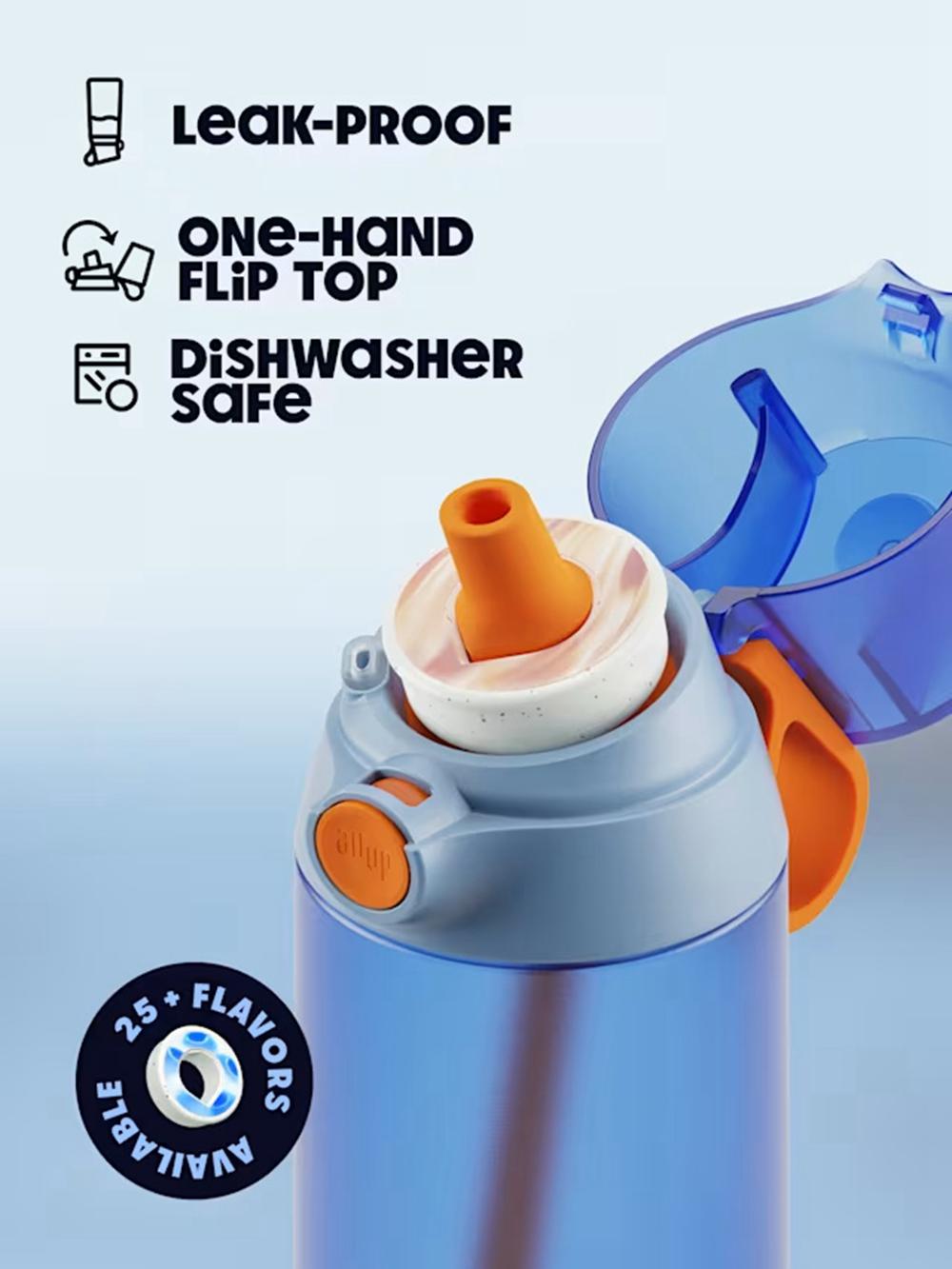 Blue / Bright Orange Air Up Click 600ml Bottles | UAE  9241-JQGBL