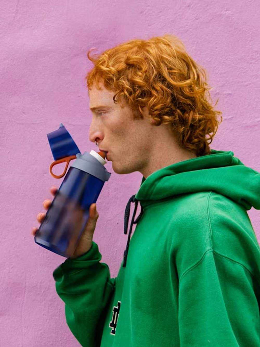 Blue / Bright Orange Air Up Click 600ml Bottles | UAE  9241-JQGBL