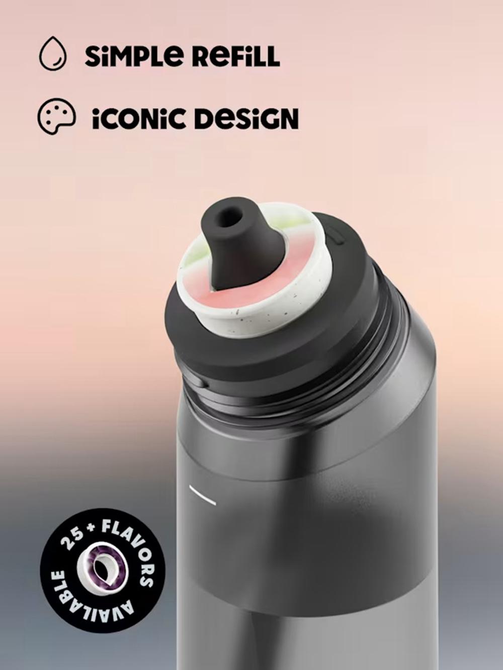 Charcoal Grey Air Up Twist 650ml Bottles | UAE  3672-RQLGT