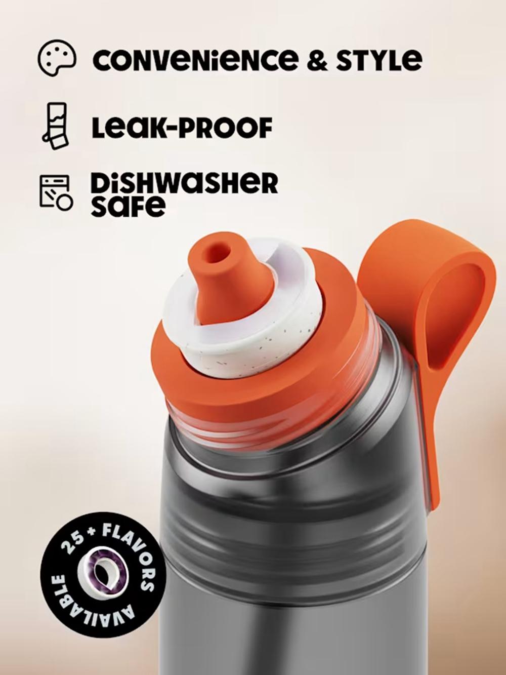 Charcoal Grey Air Up Twist Pro 600ml Bottles | UAE  0796-LSQWT