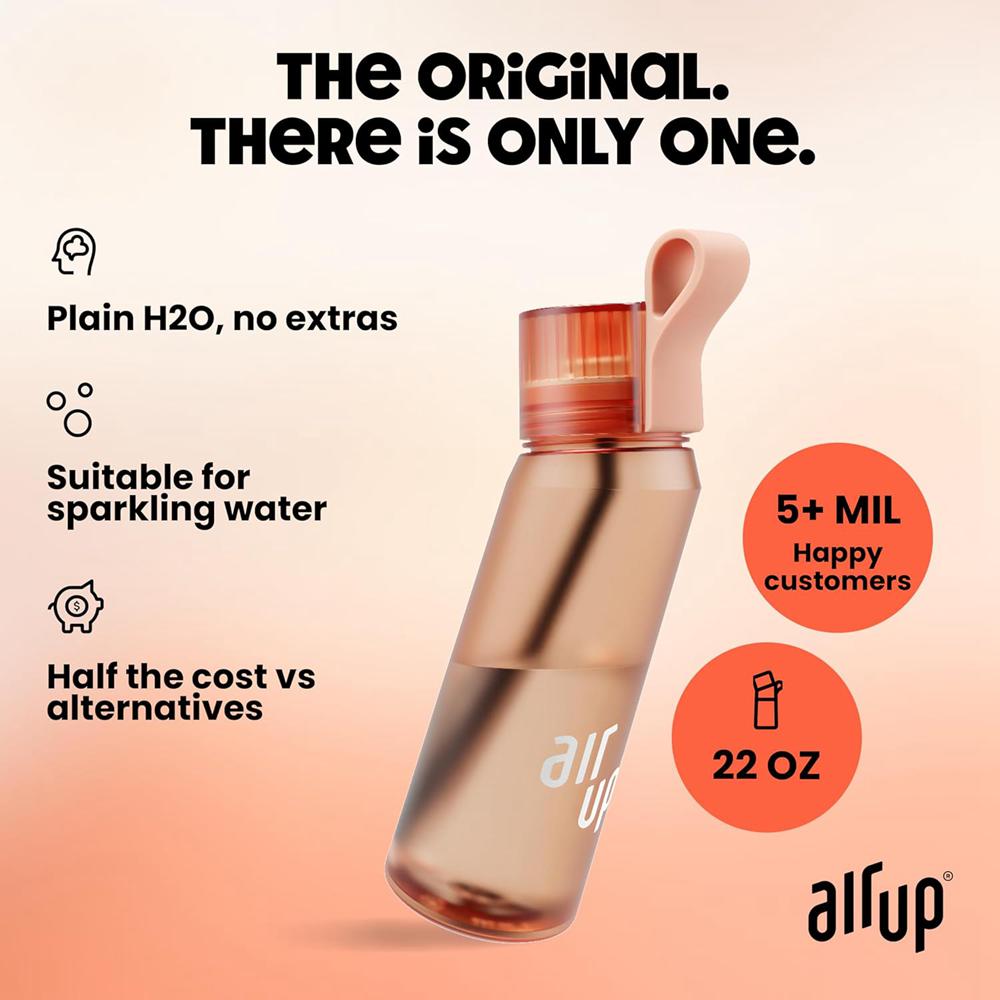 Electric Orange Air Up (22 oz) 5 scent pods & straw Bottles | UAE  8654-TUEYL