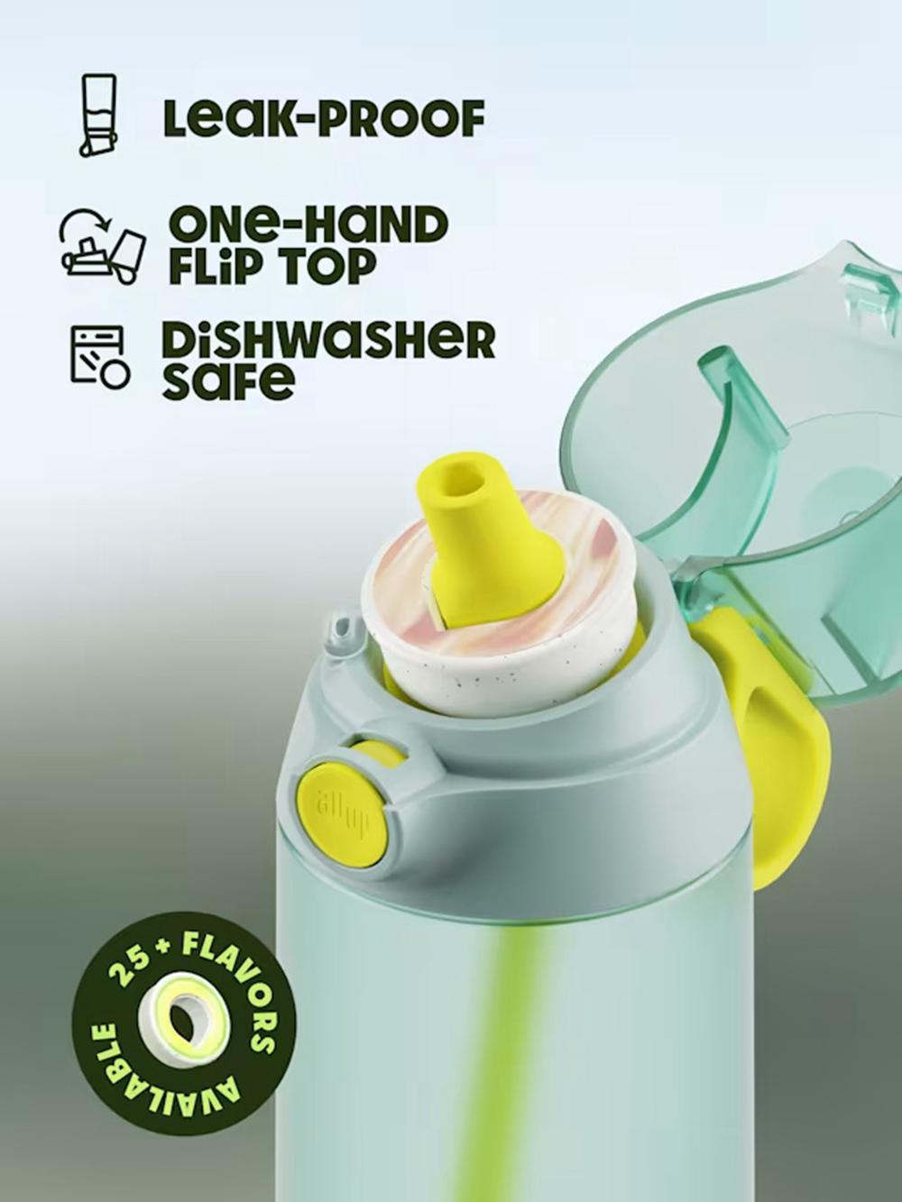 Green / Bright Yellow Air Up Click 600ml Bottles | UAE  5309-CFNTK