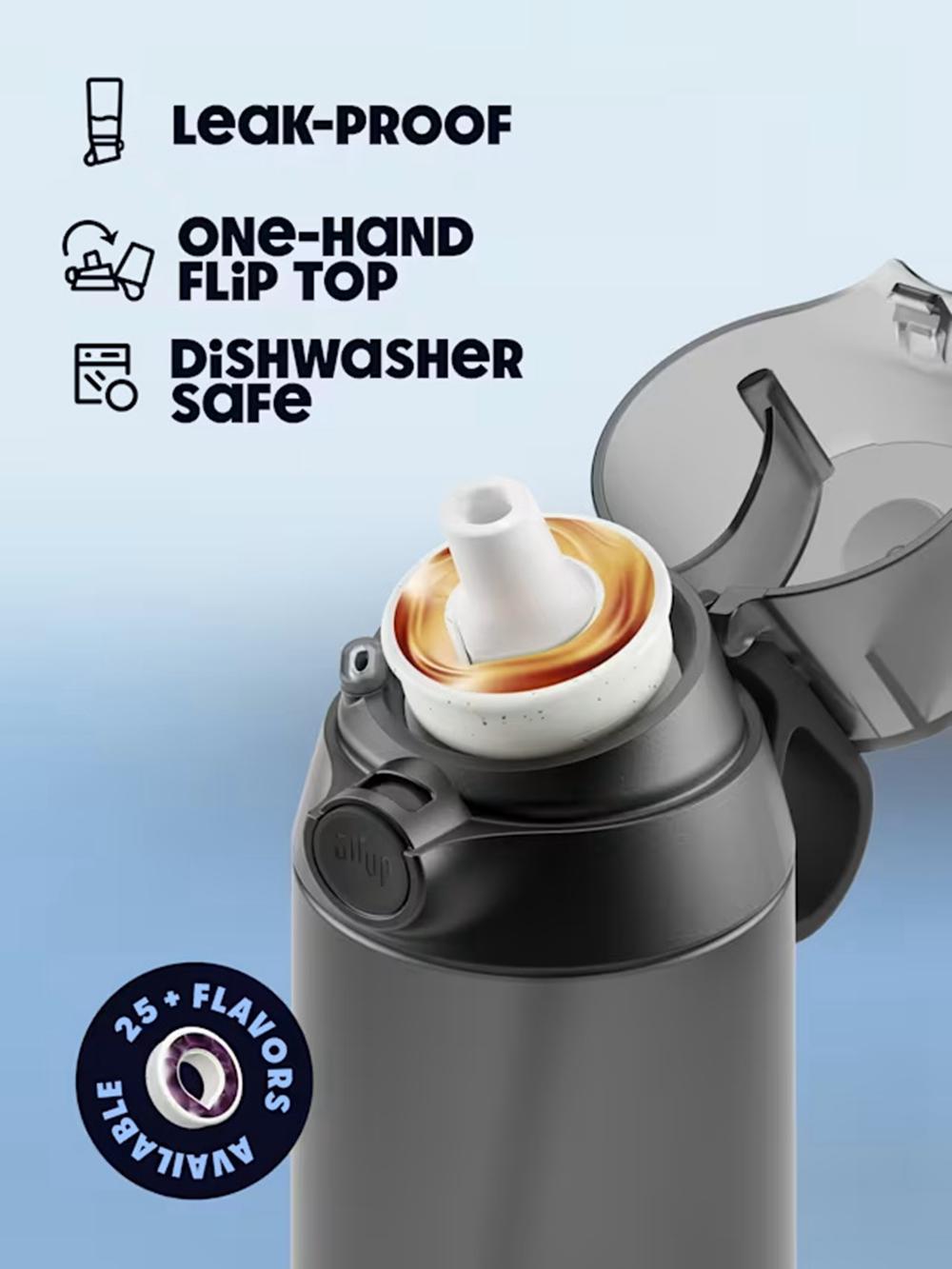 Midnight Black Air Up Click 600ml Bottles | UAE  5301-YLQHV