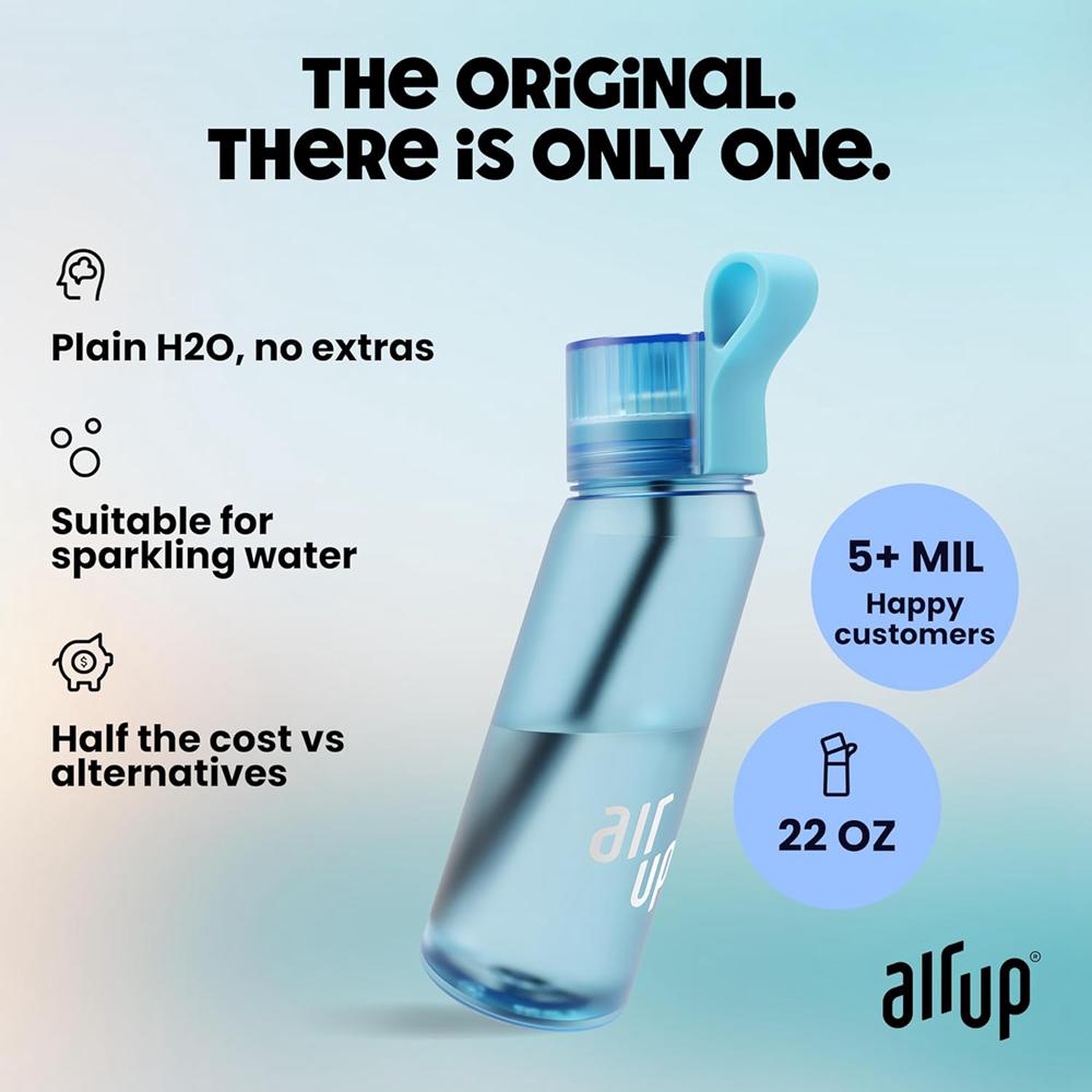 Ocean Blue Air Up (22 oz) 5 scent pods & straw Bottles | UAE  8562-JEBVH