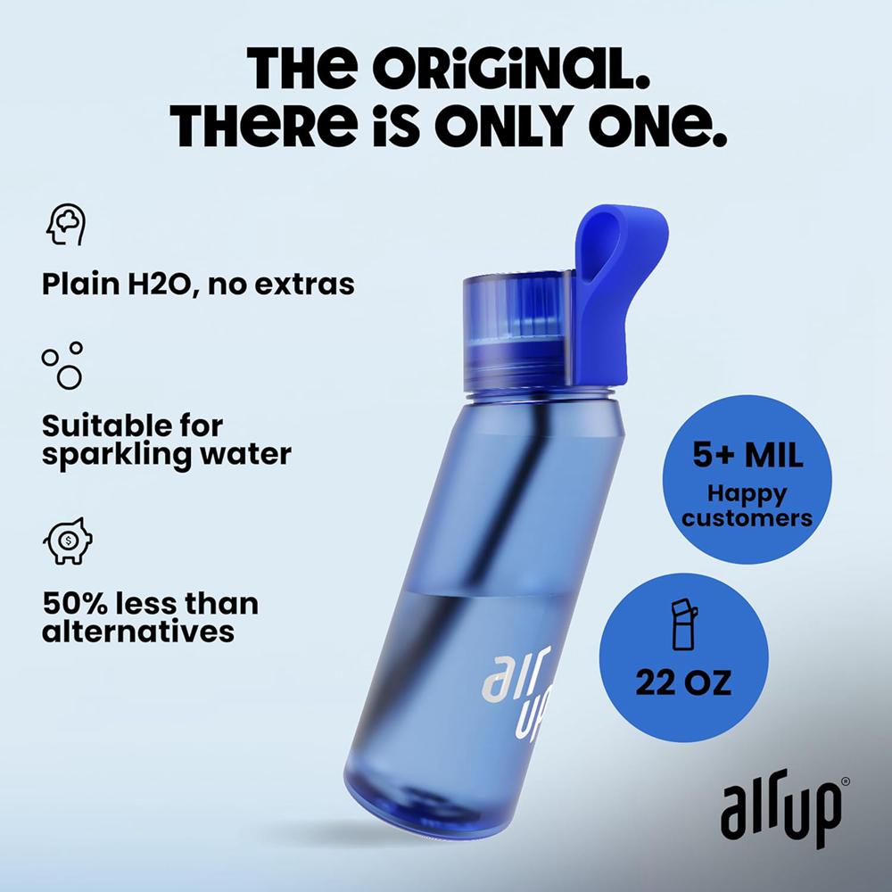 Royal Blue Air Up (22 oz) 5 scent pods & straw Bottles | UAE  8026-HEMBX