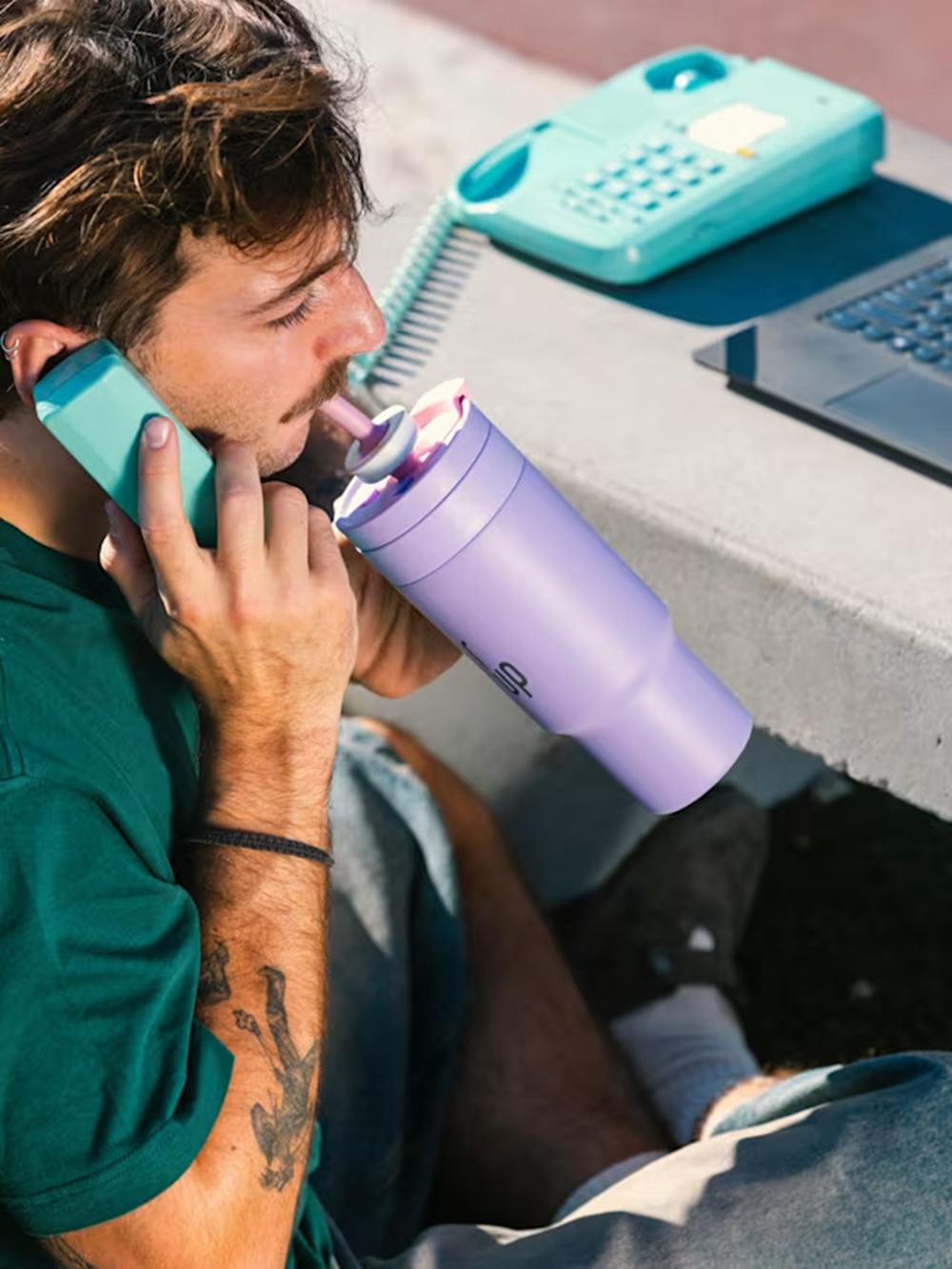 Soft Lilac Air Up Tumbler with Handle 700ml Tumbler | UAE  7638-VLOYG