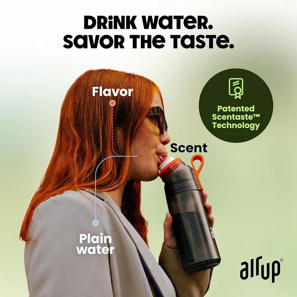 Vibrant Green Air Up (22 oz) 5 scent pods & straw Bottles | UAE  1045-KAITE